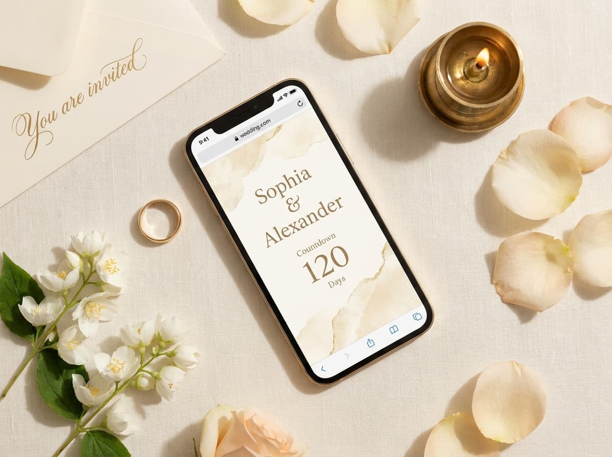 Wedding page preview